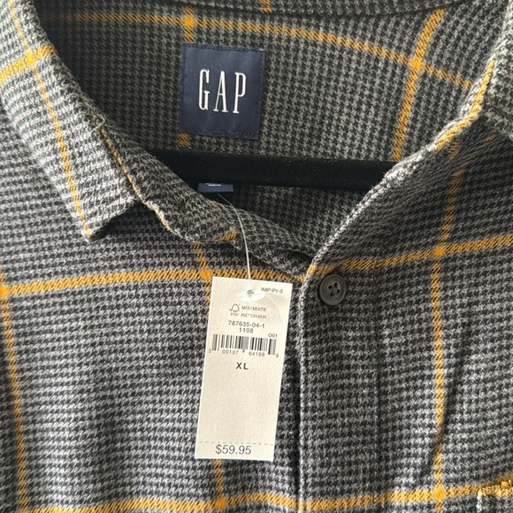 GAP Men’s Midweight Flannel - Picture 6 of 7